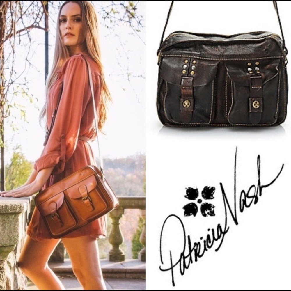 Patricia Nash Teramo Leather Crossbody🌻